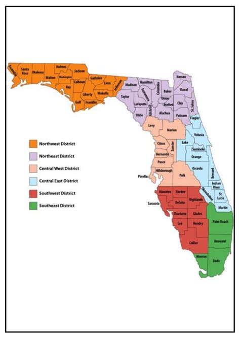 Florida County Map [Map of FL Counties and Cities]