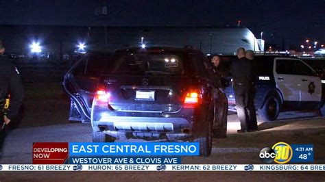 4 Teens 1 Man Arrested After Hitting Fresno Police Patrol Car Running