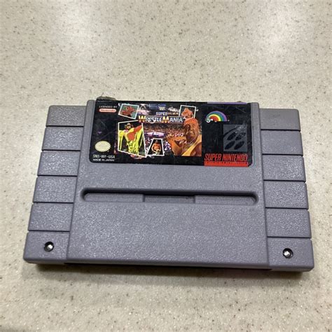 WWF Wrestlemania The Arcade Game Value GoCollect Super Nintendo Wwf