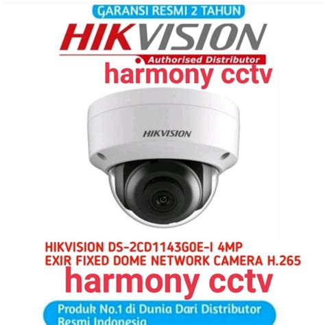 Jual Ip Camera Ds Cd Goe I Hikvision Ip Dome Indoor Cctv Mp H