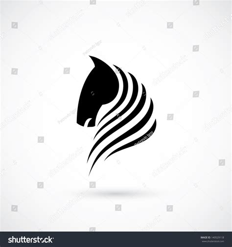 Horse Head Vector Illustration Stock Vector (Royalty Free) 140529118