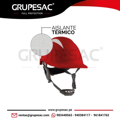 Casco Montaña Ventilado Rojo Steelpro GRUPESAC