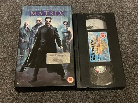 LIMITED EDITION THE Matrix 1999 VHS Video Card Boxed Version Keanu