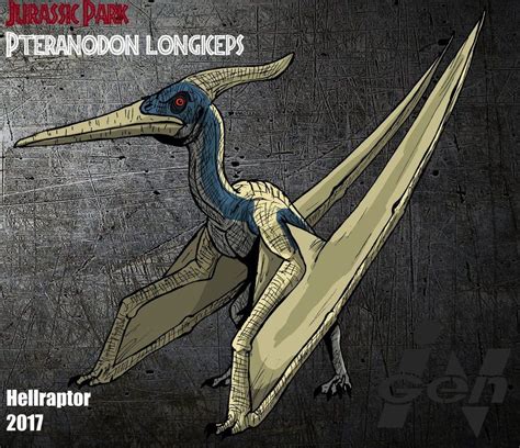 Jurassic Park: Pteranodon longiceps (new art ) by HellraptorStudios ...