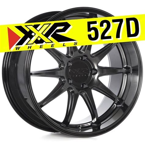 Xxr 527d 18x9 5×1143 35 Chromium Black Wheels Set Of 4 Nlmotoring