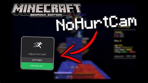 OUTDATED How To Get NoHurtCam On Minecraft BEDROCK Edition YouTube