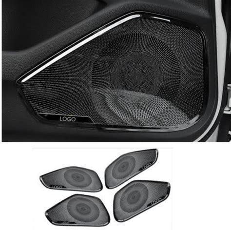 For Honda Civic Sedan Black Titanium Inner Door Speaker Ring