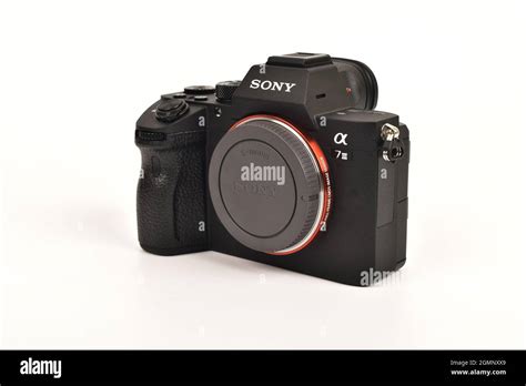 Delhi, india - September 7, 2020: Sony camera body isolated on white ...