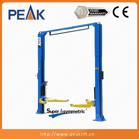 High Quality 4t Capacity Hydraulic Clear Floor Two Post Garage Lifter