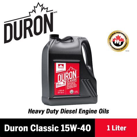 Petro-Canada Duron Classic 15W-40 Diesel Engine Oil (4 Liters) | Shopee ...