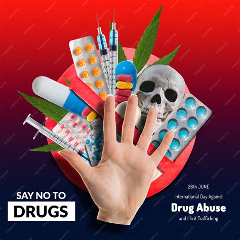 Premium Photo | Drug abuse awareness banner