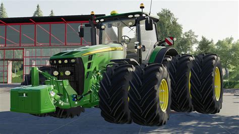 John Deere 8r 2009 V1000 Fs19 мод Farming Simulator 25 моды