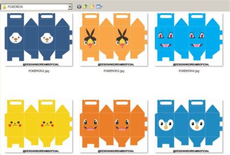 Pokemon Go Cajas Para Imprimir Cajas Para Imprimir Cuadro