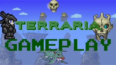 Terraria Gameplay The Dolphin Gun Exploring The Worlds Youtube