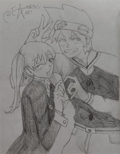 Soul and Maka fanart! : r/souleater