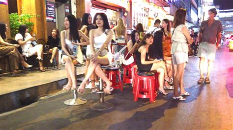 [4k] Thailand Bangkok Thaniya Street Nightlife Scenes So Many Pretty