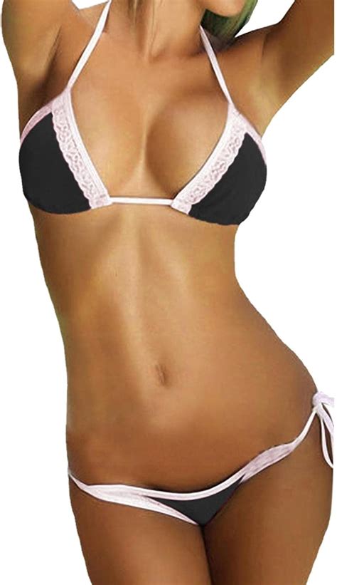 MKIUHNJ Bikini Zwembroek Heren Sexy Zijden Bikini Gevouwen Dubbellaags Badpak Bikini Badpak