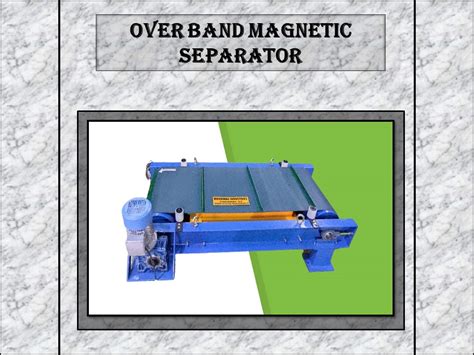 Ppt Overband Magnetic Separator Magnetic Roll Separator Conveyor