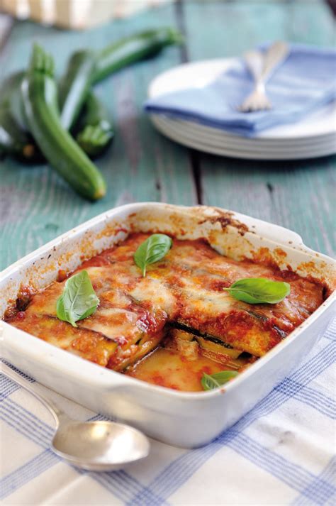 Zucchini Lasagne Vegetarisch Und Low Carb Foodio