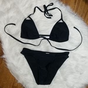 Swim Sexy Solid High Leg Brazilian Bikini Suit Poshmark