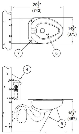 Whitehall Manufacturing Whr2142ada Ligature Resistant Toilet Instructions