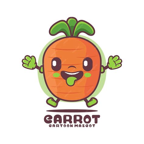 Premium Vector Carrot Cartoon Mascot Vegetable Vector Illustration