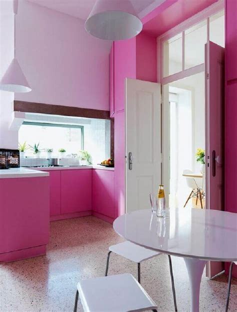 Cozinha Rosa Modelos Para Inspirar Sua Decora O