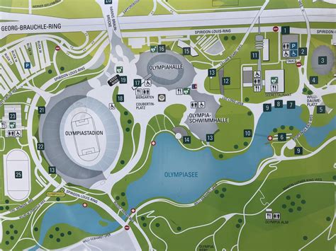 Het Olympiapark Is Aangelegd Voor De E Olympische Spelen In Het