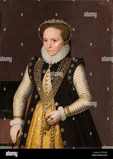 Portrait Of An Unknown French Noblewoman 1560 Artist French Master