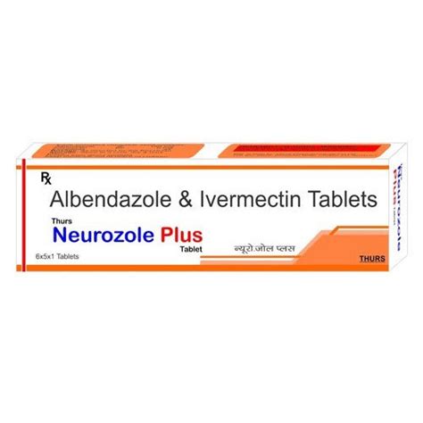 Albendazole And Ivermectin Tablet For Hospital X X Tablet At Rs