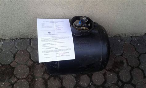 Butla LPG Atrama 40 L walec papier 2022 r zawór 7642351973