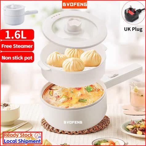 Electric Cooker Steamer Multicooker Hot Pot Frying Pan Soup Pot Multifunctional Non Sticky