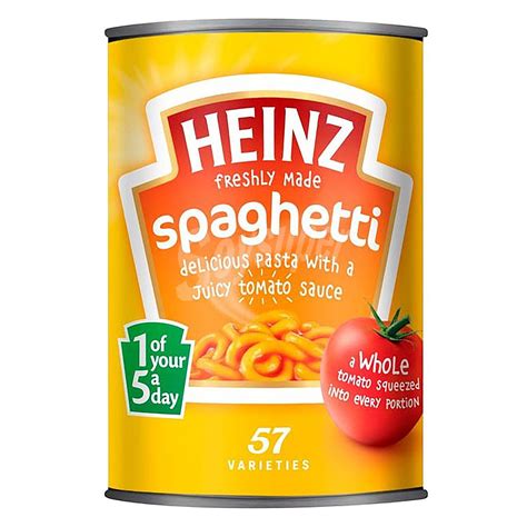 Heinz Spaghetti Con Tomate 400 G