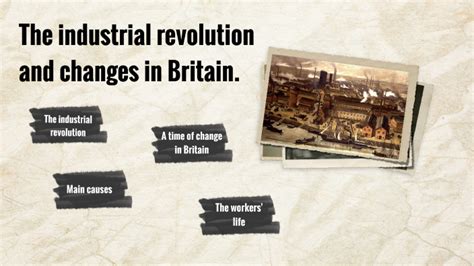 The industrial revolution and changes in Britain. by Livrieri Marco on ...