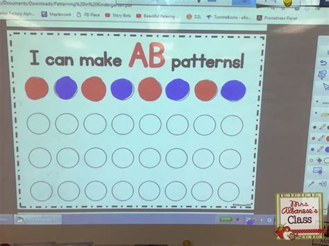 Patterning In Kindergarten Mrs Albanese S Kindergarten Class