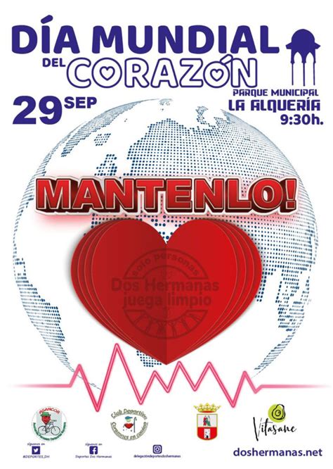 Día Mundial Del Corazón ‘un Mundo Un Hogar Un Corazón’ Delegación De Deportes Del Excmo