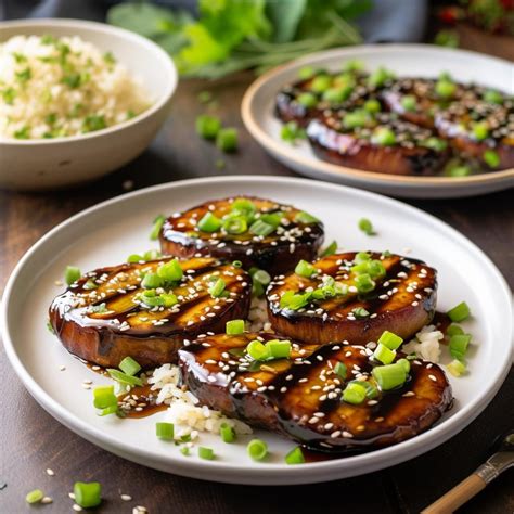 Miso Glazed Eggplant Steaks With Sesame Gremolata Recipe Tasty Tango