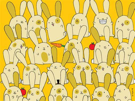 Can You Tell Which Rabbit Doesnt Have A Twin Gergely Dudás Dudolf