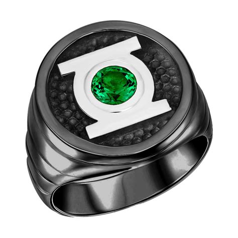 Green Lantern Inspired Ring Blackest Night Edition Jewelry