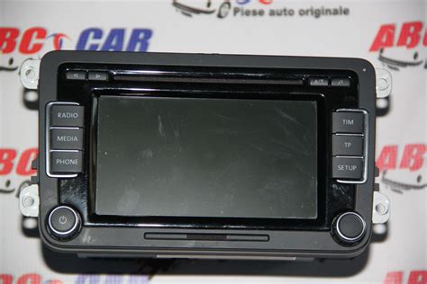 Radio CD RCD 510 VW Tiguan 5N 2007 2016 3C8035195F Piese Auto Din