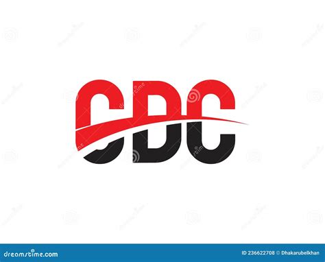 Cdc Letter Initial Logo Design Vector Illustration Stock Vector