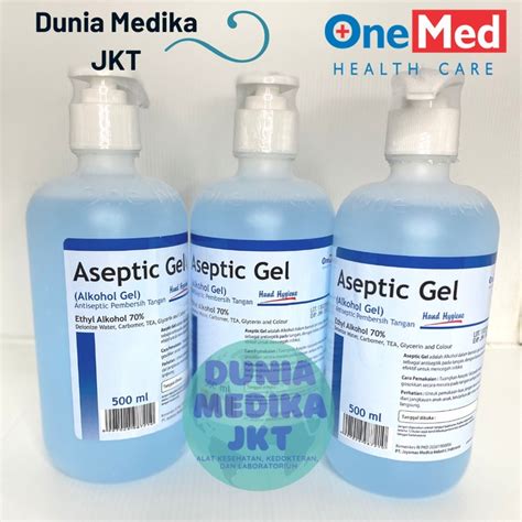 Jual Fe10ee Aseptic Gel One Med Pump 500Ml Q2012Q Shopee Indonesia