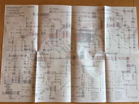 Diagram of the entire swiss rail network, including the timetable, for ...