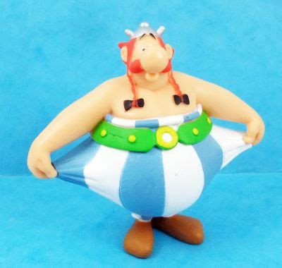 Asterix Plastoy PVC Figure Obelix Holding Is Pants