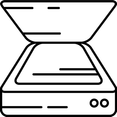 Scanner With Cover Vector SVG Icon - SVG Repo