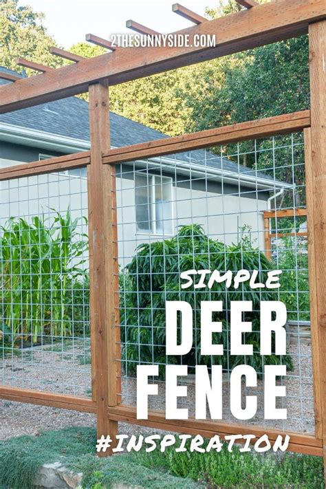 Simple DIY Deer Fence | Diy garden fence, Deer fence, Deer garden