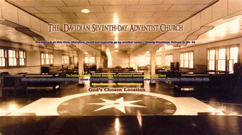 The Davidian Seventh Day Adventist Church The Davidian Seventh Day Adventists Association