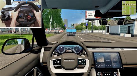 2022 Range Rover Autobiography City Car Driving Logitech G29