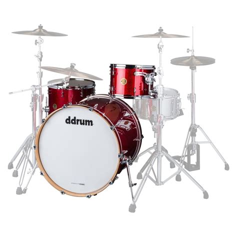 Ddrum Dios Maple Pc Shell Pack Red Cherry Sparkle At Gear Music