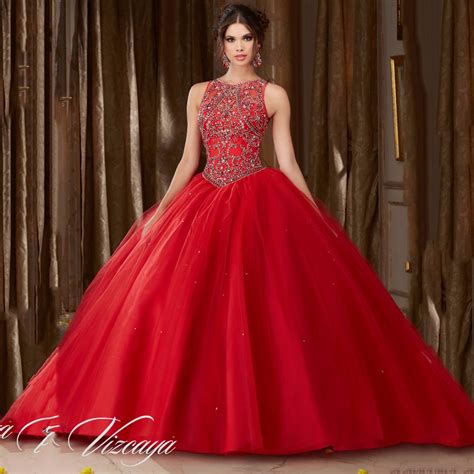 vestidos-xv-anos-color-rojo (14) - Ideas para Fiestas de quinceañera ...